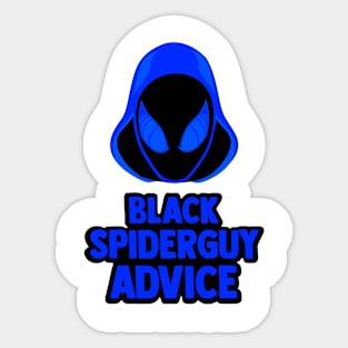 Black Spider Guy Hood Sticker